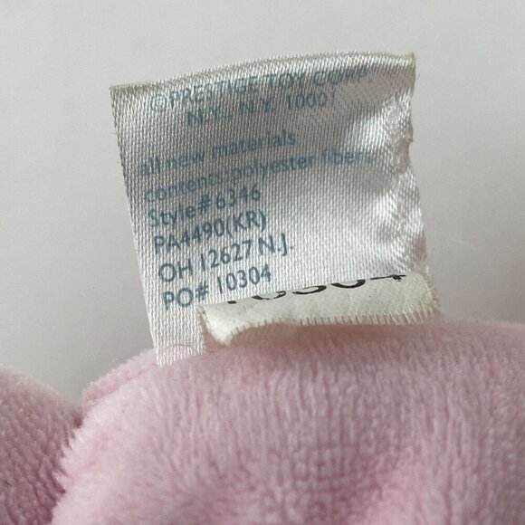 Vintage Prestige Plush Cloth Baby Doll, Soft Rattle Toy Blonde Girl 9" Long - Picture 8 of 9